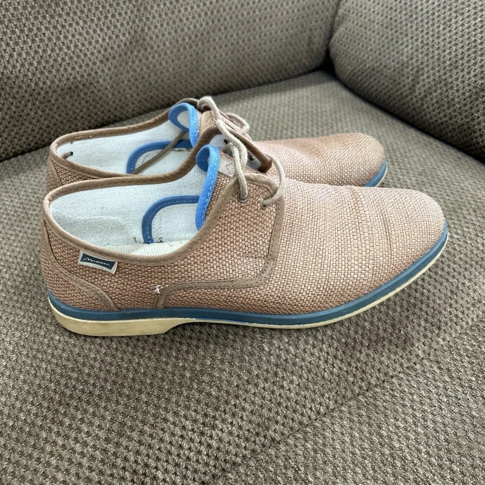 Maians Women 8/Mens 6.5 Casual Shoes‎ Pecan Canvas Desert Bootie 41 Spain